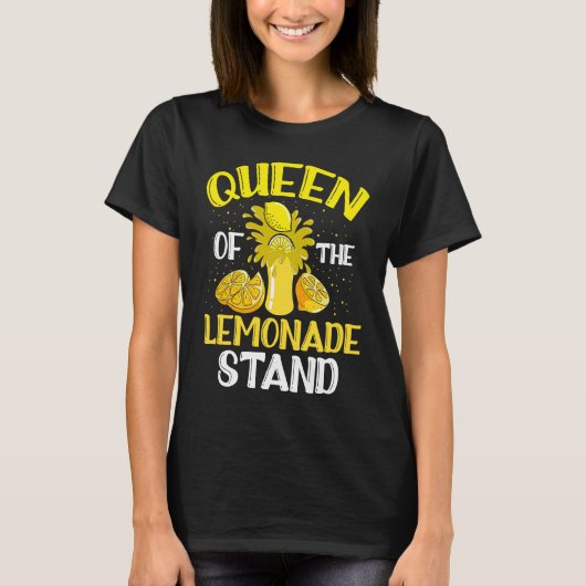 Queen of the Lemonade Stand Kiosk Summer Refreshme Tシャツ (正面)