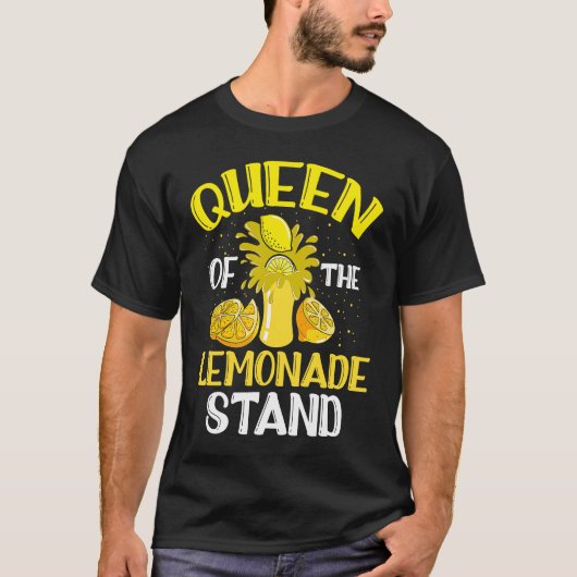 Queen of the Lemonade Stand Kiosk Summer Refreshme Tシャツ (正面)