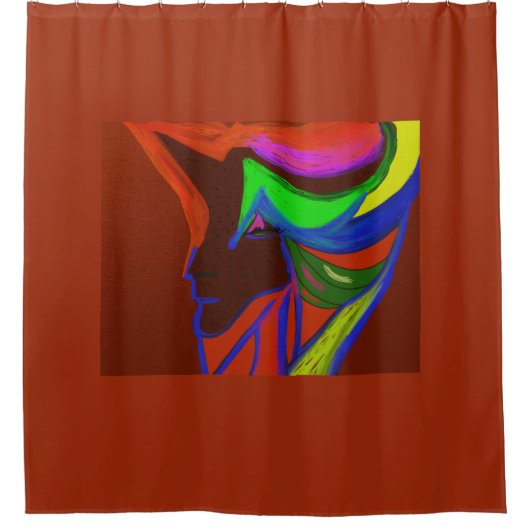 Queen of the Mermaids シャワーカーテン (正面)