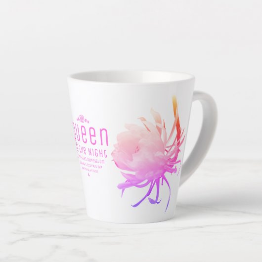 Queen of the Night カフェラテマグ (右アングル)