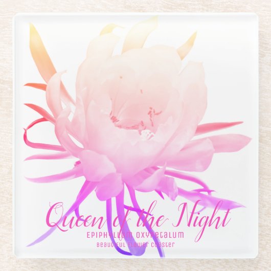 Queen of the Night ガラスコースター (正面)