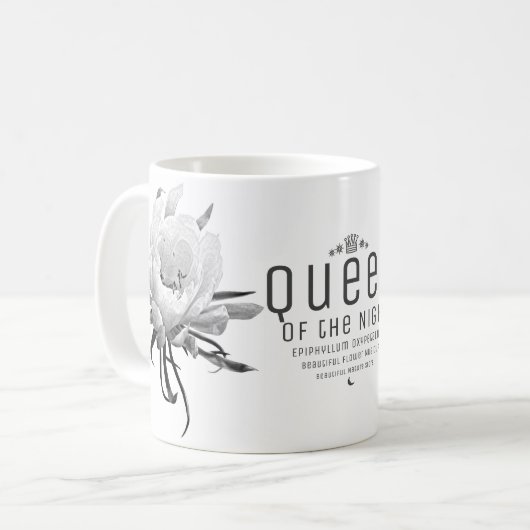 Queen of the Night コーヒーマグカップ (正面左)