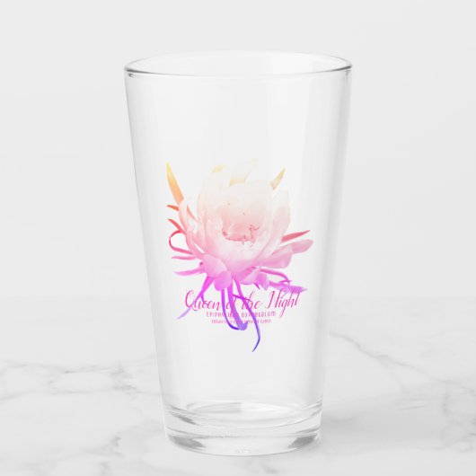 Queen of the Night タンブラーグラス (正面)