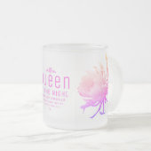 Queen of the Night フロストグラスマグカップ (正面右)