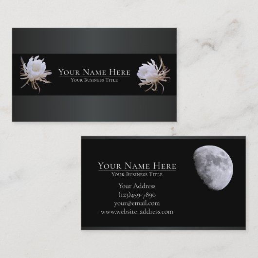 Queen of the Night 名刺 (正面/裏面)