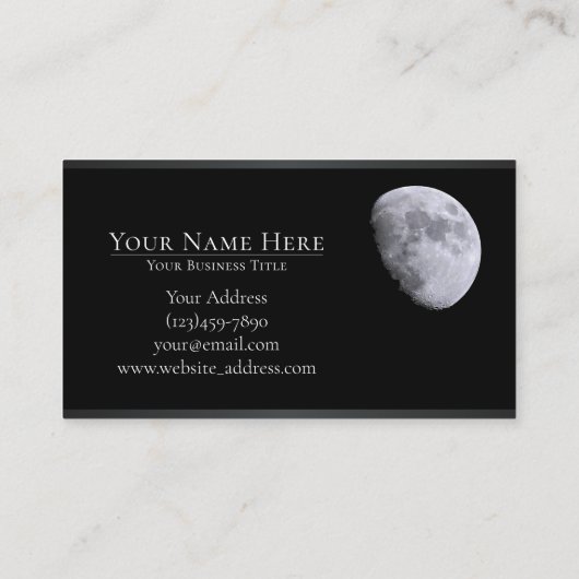 Queen of the Night 名刺 (裏面)