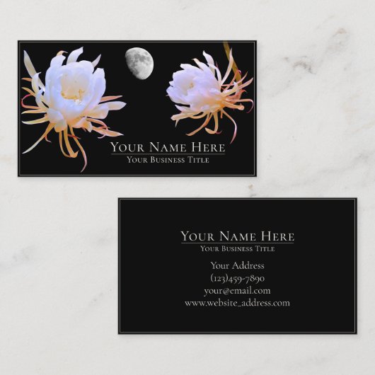 Queen of the Night 名刺 (正面/裏面)