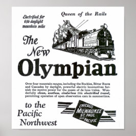 Queen of The Rails - New Olympian 1929 ポスター