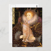 Queen - Orange Tabby cat 46 ポストカード (正面/裏面)