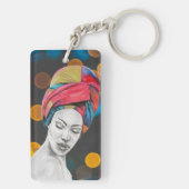 QUEEN & Peacockアクリルキーチェーン（両面） キーホルダー (裏面)