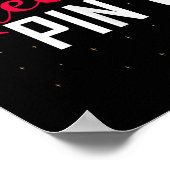 Queen Pin Shirt Bowler Bowling League For Bowling  ポスター (角)