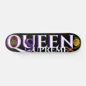QUEEN SUPREME JMT 7 3/4" スケートボードデッキ (横)