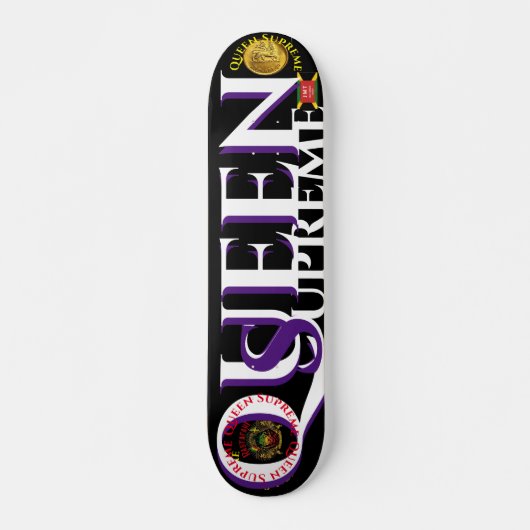 QUEEN SUPREME JMT 7 3/4" スケートボードデッキ (正面)
