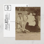 Queen Victoriaと'York'の孫が1900年頃 ポストカード (正面/裏面)