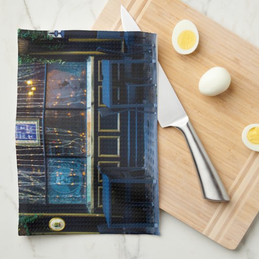 Queen Victoria Pub キッチンタオル (四つ折り)