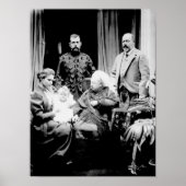 Queen Victoria、Tsar Nicholas II ポスター (正面)