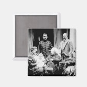 Queen Victoria、Tsar Nicholas II マグネット (正面/裏面)