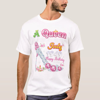 Queen Was Born In July 1949 Tシャツ