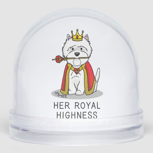 Queen Westie Dog West Highland White Terrier (正面)