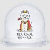 Queen Westie Dog West Highland White Terrier (裏面)