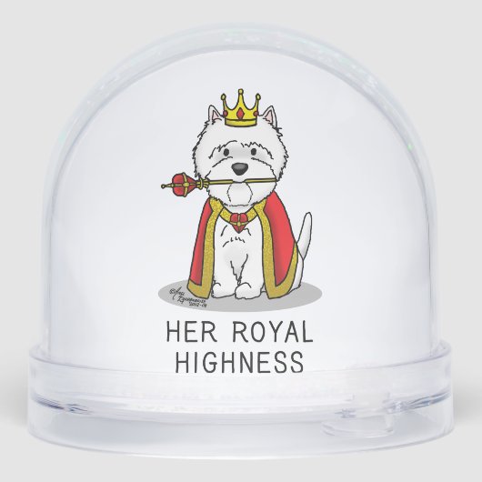 Queen Westie Dog West Highland White Terrier (裏面)