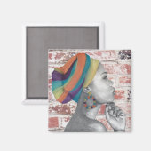 QUEENCONFIDENCEオリジナルアートマグネット マグネット (正面/裏面)