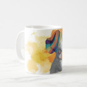 QUEENCONFIDENCEクラシック Coffee Mug, 11 oz Coffee Mug コーヒーマグカップ (正面左)