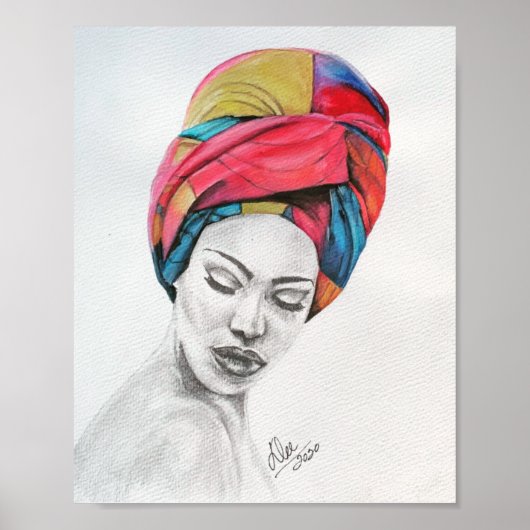 QUEENCONFIDENCE Premium Canvas Glossポスター(8x10) ポスター (正面)