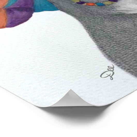 QUEENCONFIDENCE Premium Canvas Print (11x11) ポスター (角)