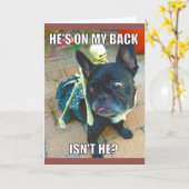 QueenFiFiハロウィンカード カード (黄色い花)