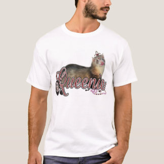 Queenieのフェレット Tシャツ