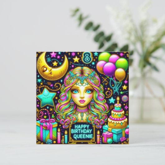 QUEENIE ~ 8 YEARS ~ Birthday Card ~ (スタンド正面)