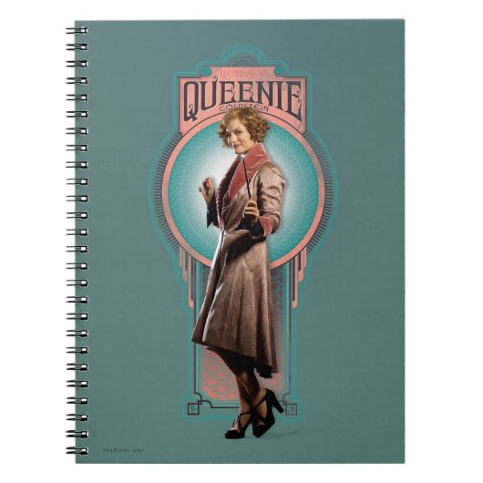 QUEENIE GOLDSTEIN™アールデコパネル ノートブック (正面)