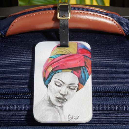 QUEENIFICENTアクリルラゲージタグ ラゲッジタグ (正面インサイチュ2)