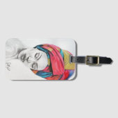 QUEENIFICENTアクリルラゲージタグ ラゲッジタグ (正面横)