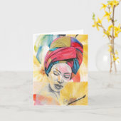 QUEENIFICENTカー空白のド カード (黄色い花)