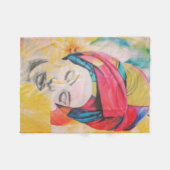 QUEENIFICENTスモールフリースブランケット(30x40) フリースブランケット (正面(横))