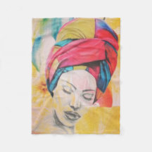 QUEENIFICENTスモールフリースブランケット(30x40)