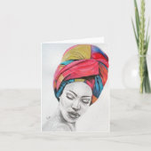 QUEENIFICENTノートカ空白のード カード (正面)