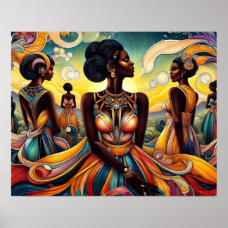 Queens Among Us Wall Print ポスター