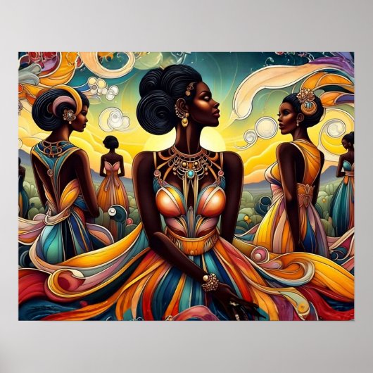 Queens Among Us Wall Print ポスター (正面)