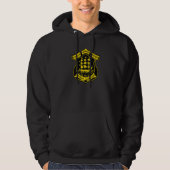 Queen's College - Crest DISTRESSED Look High Schoo パーカ (正面)