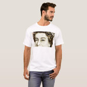 Queens Elizabeth II on 50 pound note. Tシャツ (正面フル)