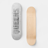 Queens New York Typography Skateboard スケートボード (正面)