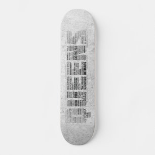 Queens New York Typography Skateboard スケートボード