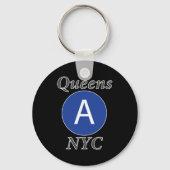 Queens NYC A Train キーホルダー (裏面)