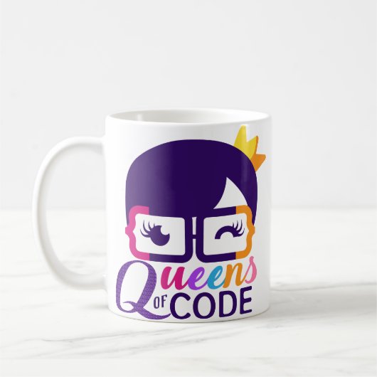Queens of Code マグ (左)
