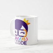 Queens of Code Mug コーヒーマグカップ (正面左)