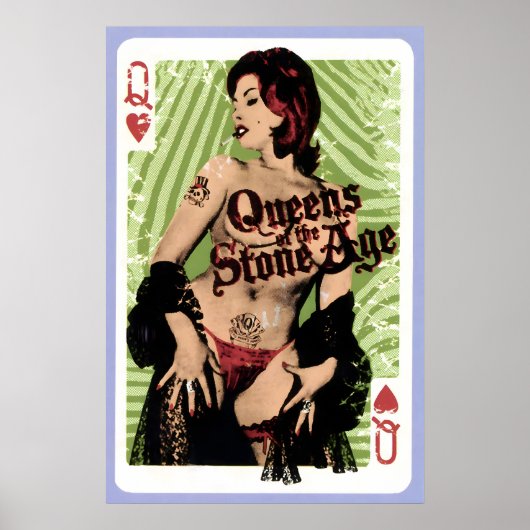Queens of the Stone Age 2008 Concert Poster Print ポスター (正面)