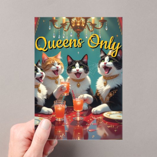 Queens only! アクリル招待状 (インサイチュ (ポータブル))